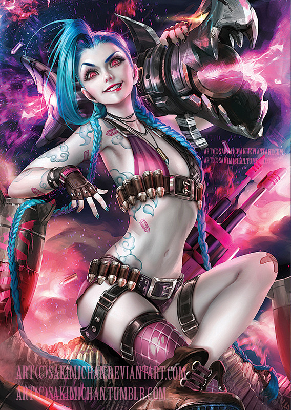 Jinx Sakimichan のイラスト Pixiv