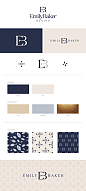 Emily Baker Brand Identity Design by Spruce Rd. | Emily Baker Design is an interior design company. EBD believes in creating a stylish yet functional home for their clients. The logo + design style is centered around timeless, functional spaces that speak