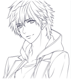 友兮友兮采集到线稿男