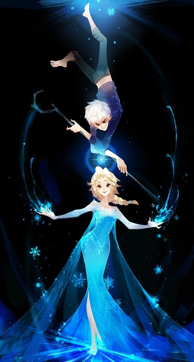 冰雪奇缘x守护者联盟唯美同人图的搜索结果百度图片搜索