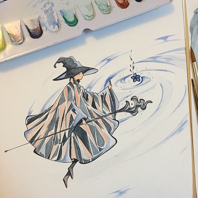 ikedda水彩插画集二