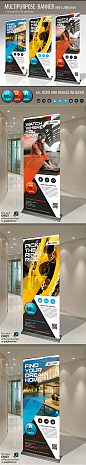 Multipurpose Banner or Rollup - Signage Print Templates