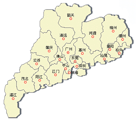 广东地图