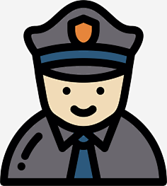 警察漫画 形象图片