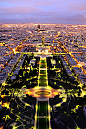 夜巴黎，埃菲尔铁塔