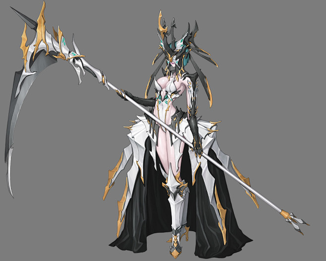 插画-女性角色/铠甲