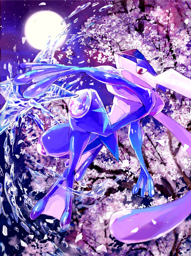 宠物小精灵口袋妖怪神奇宝贝甲贺忍蛙