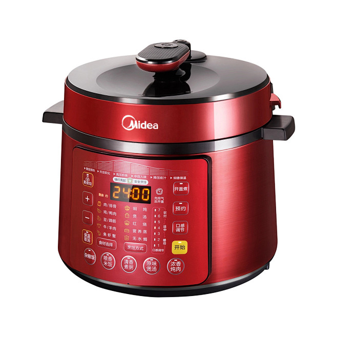 电压力锅 5L双胆 7段调压 可开盖煮 宽锅沿便清