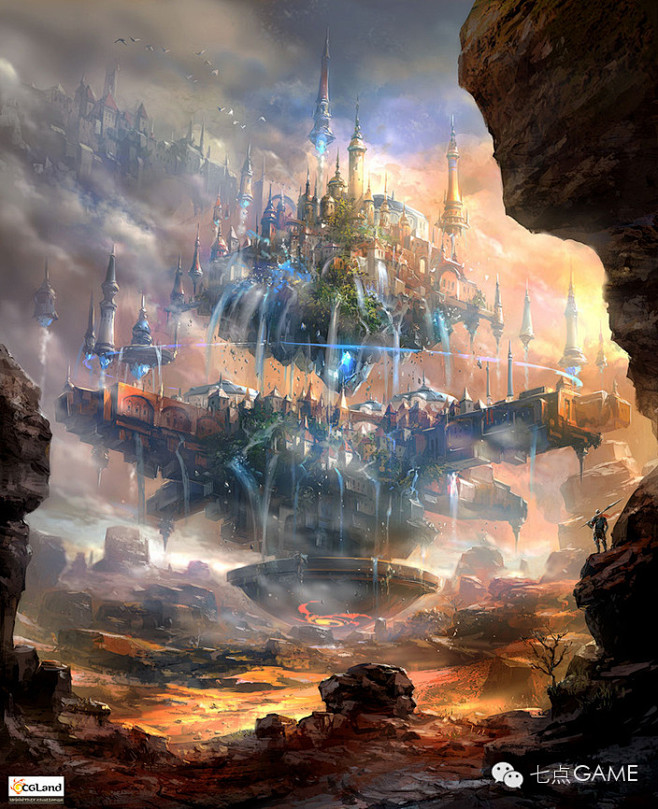 7game场景概念精选欧式魔幻城堡欣赏