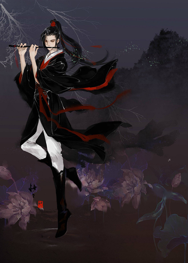 寒十四洲转采于2016-10-05 21:51:58魔道祖师 同人图春风无羡难忘机风