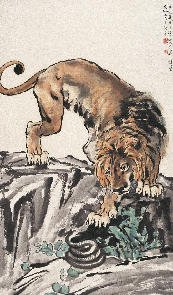 14:37:09【 徐悲鸿 ·《醒狮》… 】国画卫云钦【wb同名】同采自weibo