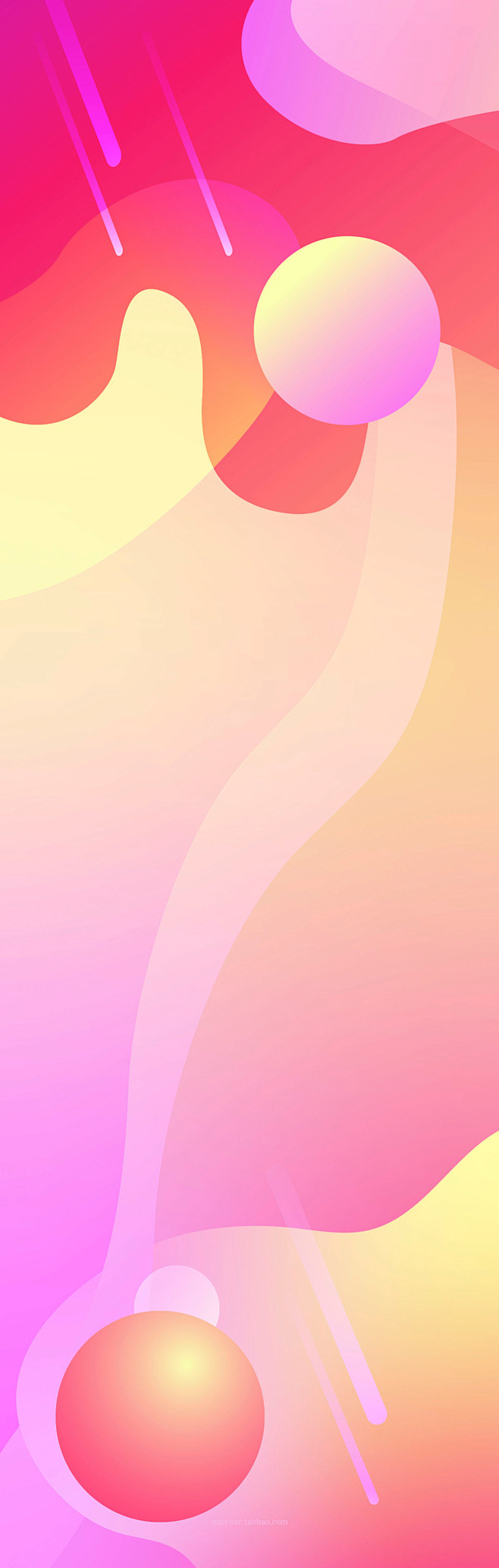 彩色渐变促销海报背景