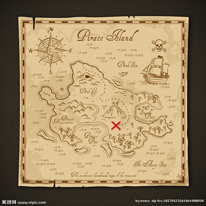 海盗的藏宝图