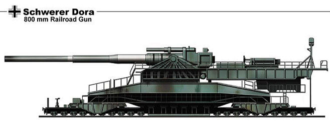 德国多拉巨炮怎么画图片