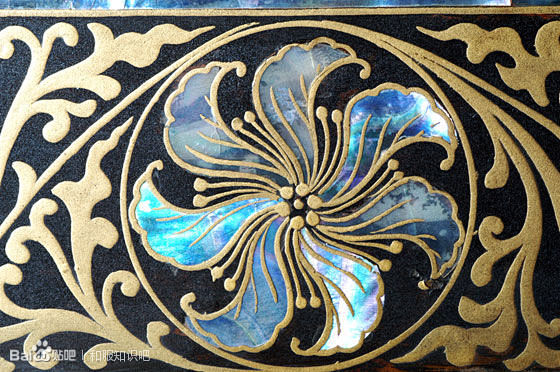 图片螺钿漆器和螺钿袋带的制作视频和文档资料和服知识吧百度贴吧