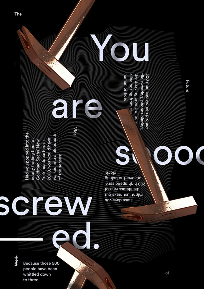 散点构图分散构图文字版式