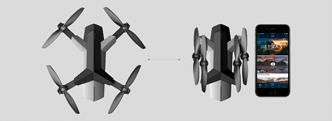 騰訊空影ying無人機工業設計產品結構設計ui設計品牌設計上海浪尖官網