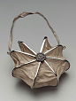 Heptagonal bag. French, about 1800