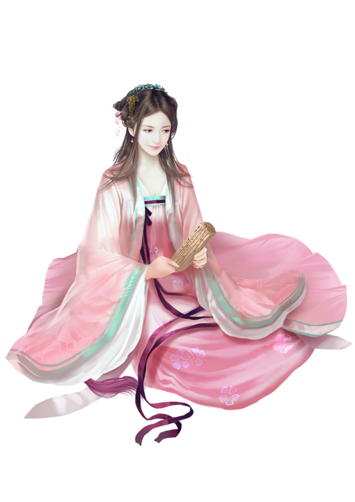 橙光免抠人物素材立绘古风美人