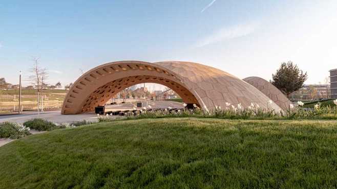 2019德国联邦园艺博览会木质展亭 \/ ICD –