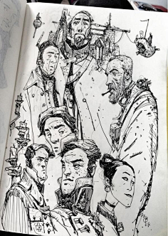 一半の歌采集到手绘插画