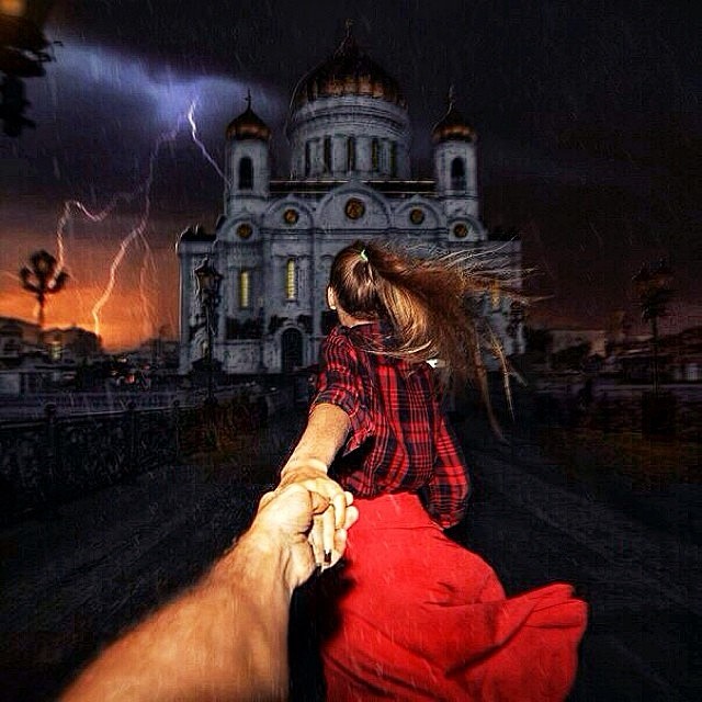 com 俄罗斯摄影师牵着女友的手环游世界