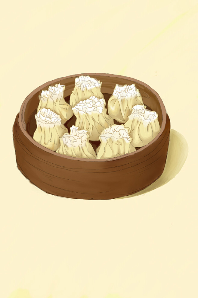 内蒙古美食插画