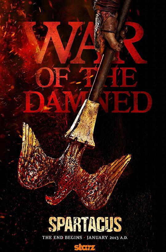 斯巴达克斯诅咒者之战第三季spartacuswarofthedamnedseason3海报