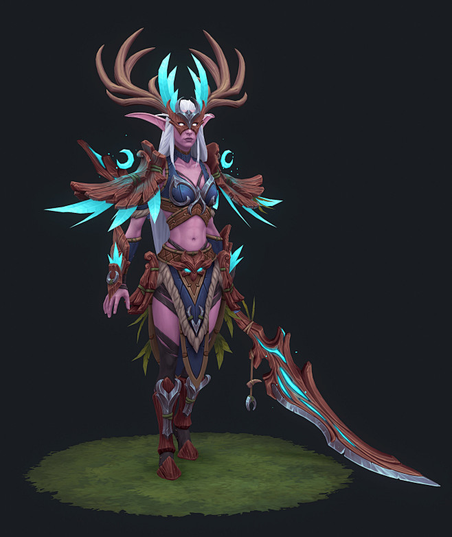 artstation - night elf druid, hans hirth