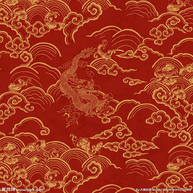 中式壁纸祥云墙纸