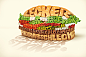 Burger King美国汉堡王广告海报创意（二）