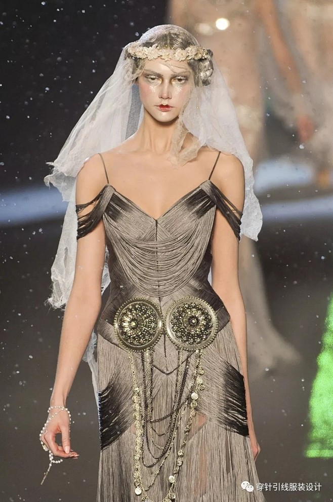 johngalliano2009年秋冬秀场僵尸新娘的浪漫与高贵
