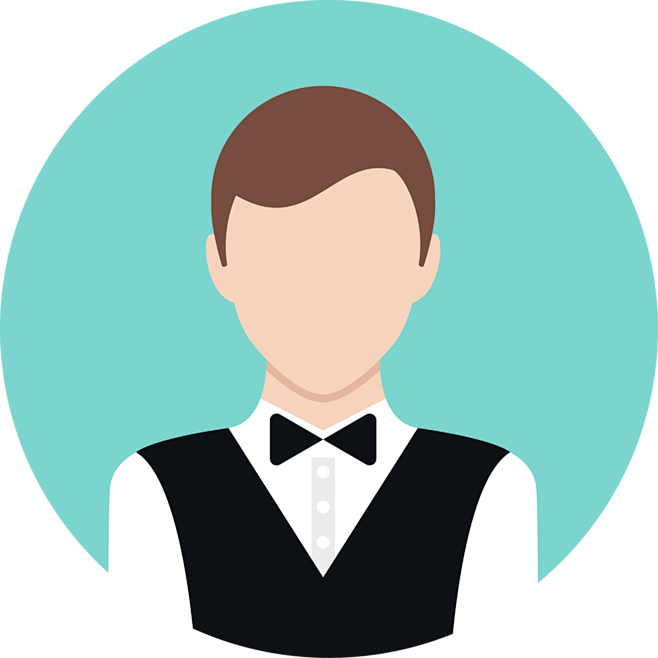 用户默认头像学生图标女士