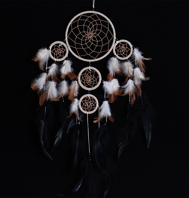 继承者们同款捕梦网 dream catcher 印第安补扑铺梦网风铃挂饰