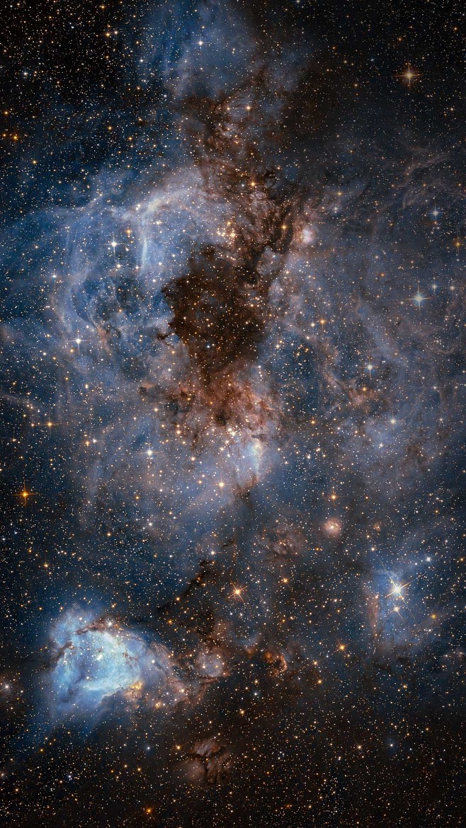 由哈勃太空望远镜拍摄的大麦哲伦星云08esahubblenasa