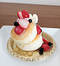 手作雑记 | 日本匠人甜蛋糕点模型食玩舒芙蕾松饼摆件留言名片夹-淘宝网