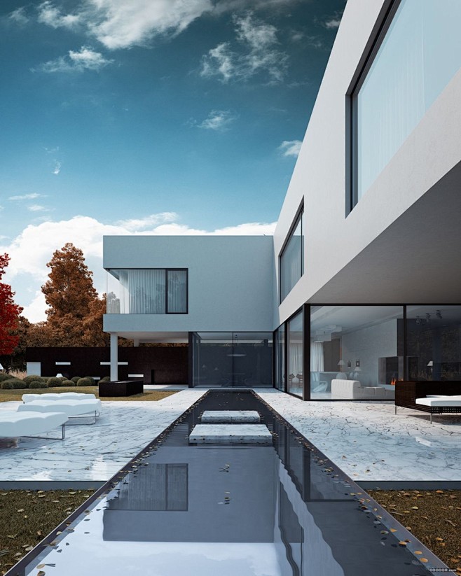 100pnowak多套欧式简洁几何体私人别墅会所设计michalnowak96jpg