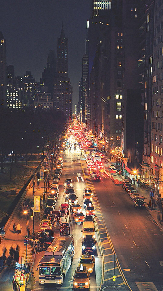 城市夜景高清 寂寞图片