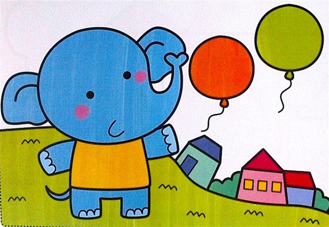 儿童画范画