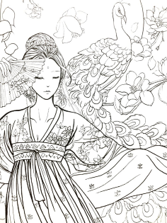 花·辞采集到黑白线稿