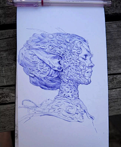 一半の歌采集到手绘插画
