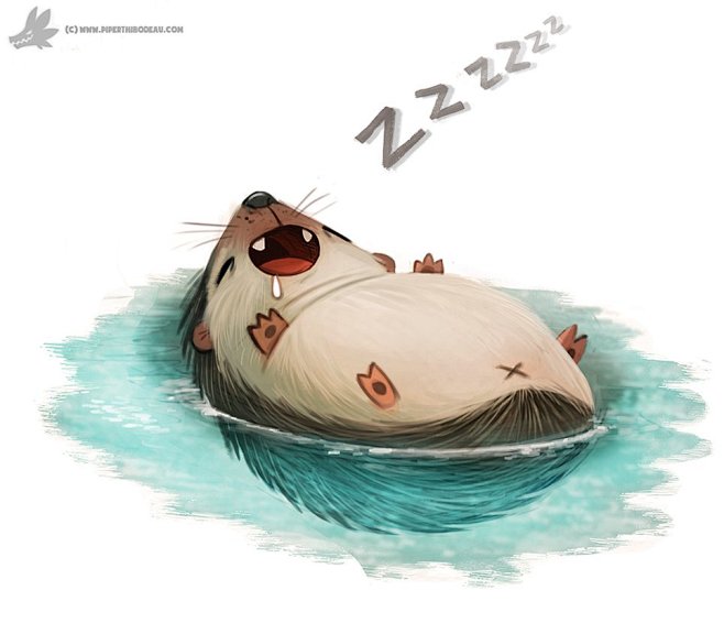 dailypainting867hedgederpbycryptidcreations