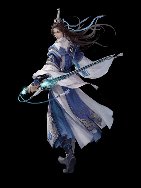 游戏原画写实中国风男角色设计服装原画参考资料cg设定素材古风淘宝网