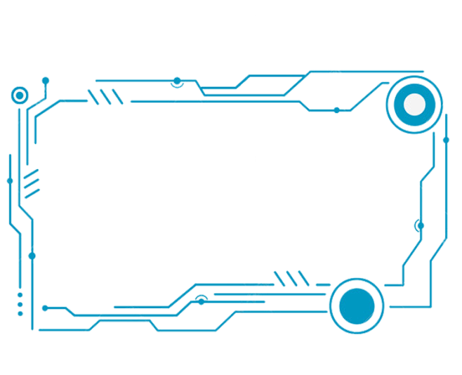 人工智能科技框png素材