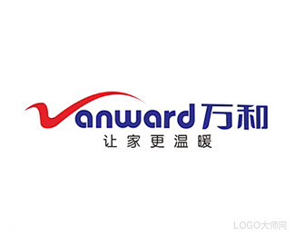 vanward萬和電器logo設計及含義logo大師官網高端logo設計定製及品牌