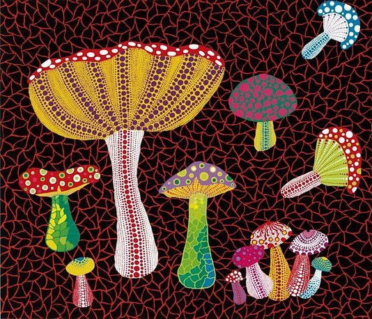 草间弥生的爱丽丝梦游仙境2012年草间弥生为古典童话故事爱丽丝梦游