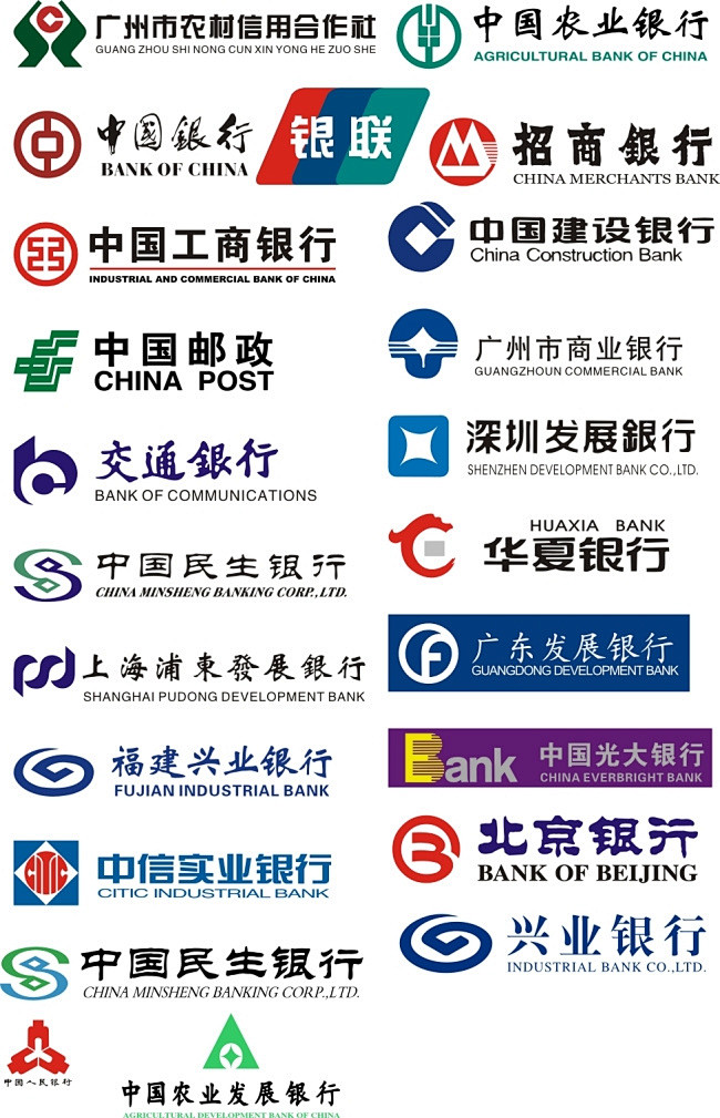 所有銀行logologo素材logo標誌金融logo企業logo電商logo網站logo醫療