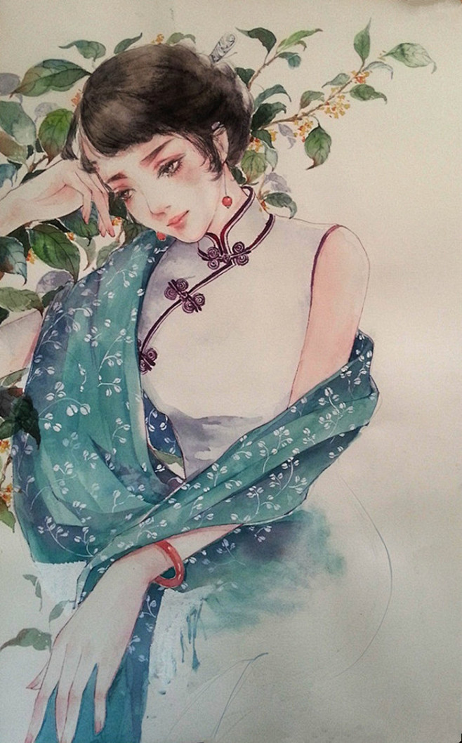 古风美人作者棉花圃