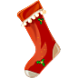 红色的圣诞袜图标 iconpng.com
