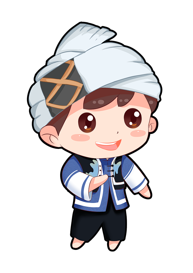 心微凉ら转采于2019-04-26 17:10:44苗族男孩卡通小人png人物安然000